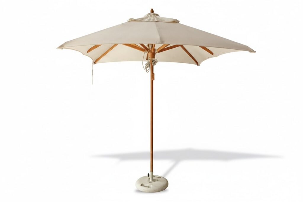 Parasol - Wooden-Ivory