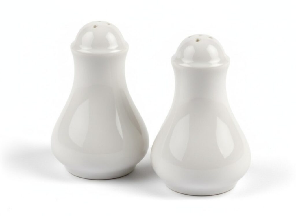 White Cruet Set - Porcelain