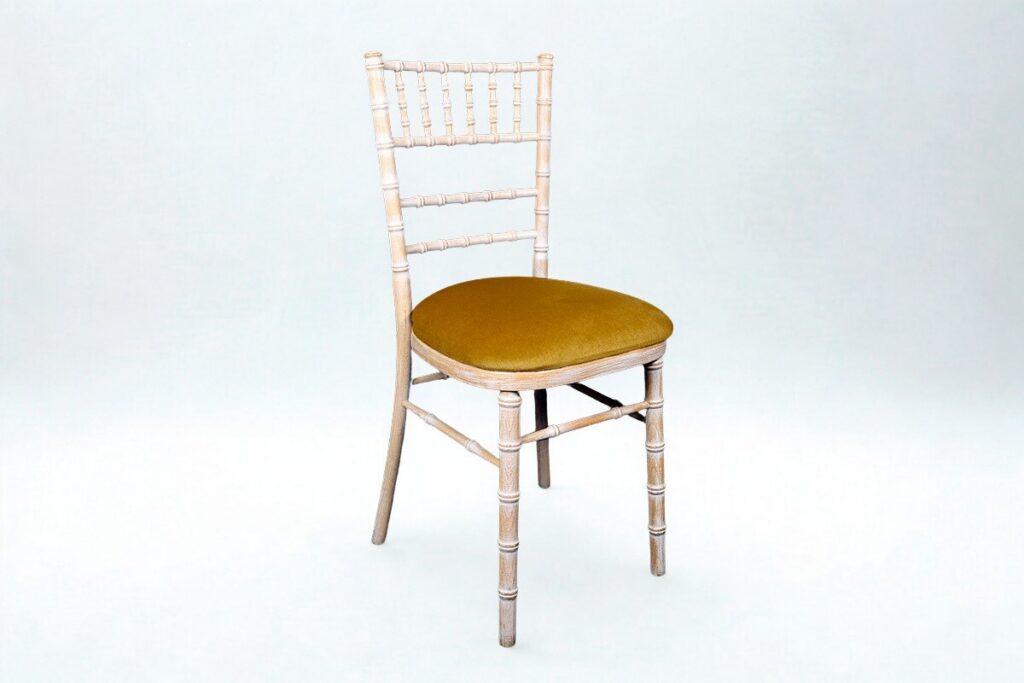 Lime Washed & Gold Seat Pad