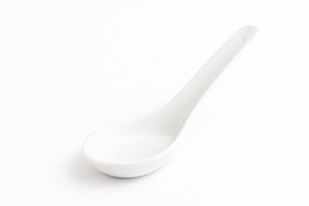 Chinese Spoon - White