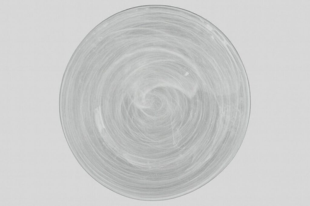 Frosted Swirl Glass Liner 33cm