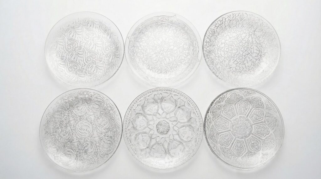 Crystal Side Plates - 18cm
