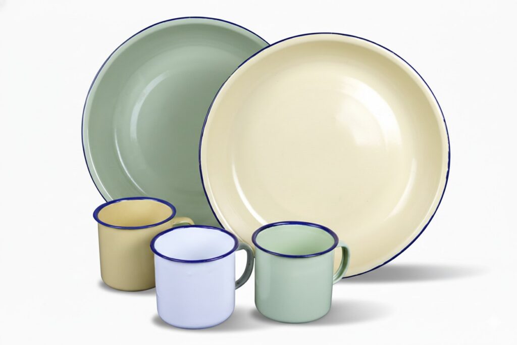 Enamel Plates & Mugs