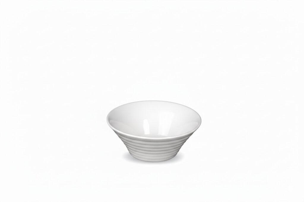 Contemporary Ribbed Bowl