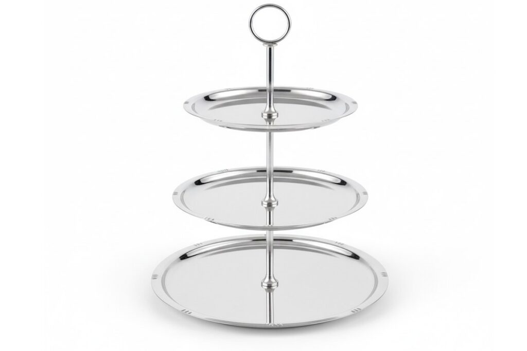 Silver 3 Tier Cake Stand
