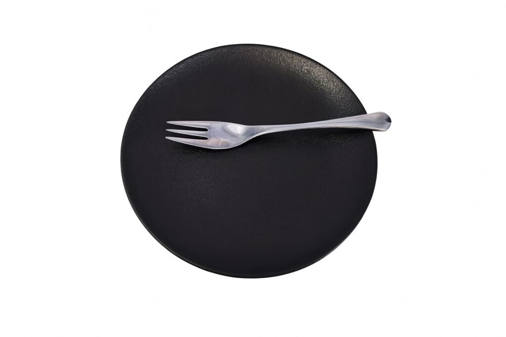 Black Tapas Plate 15cm